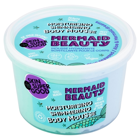 Skin Super Good Moisturising Shimmering Body Mousse Mermaid Beauty 250 ml